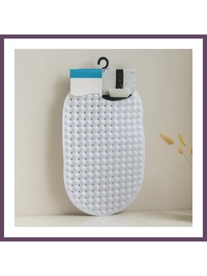 Bezos Oval Kaydırmaz Banyo Paspası 63 Vantuzlu Plastik 34X65 cm Bhs