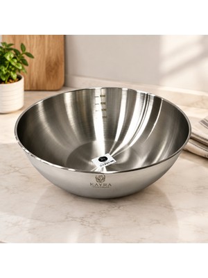 HCC Çelik Salata ve Çırpma Kasesi 31 cm