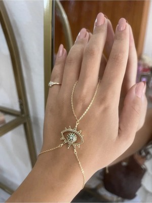 LinAlya Jewelry Göz Model Taş Detaylı Şahmeran