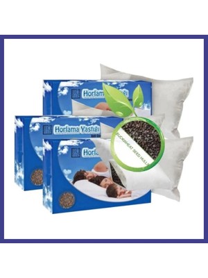 Bezos Bonie Gürültüsüz Uyku Yastığı 3 Adet Karabuğday Yastığı 50X70CM Mrl