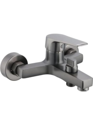 Tr Antrasit Gri Renkli Mutfak Bataryası, Lavabo Bataryası, Banyo Bataryası (Banyo Bataryası)