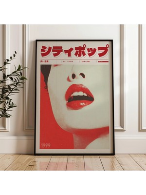 Ninastore Retro Japon Y2K Posteri Yarım Tonlu Pop Art Duvar Dekoru Vintage Tarzı Manifest Sanat Indie Oda Dekoru Estetik 90'lar Vaporwave Baskı