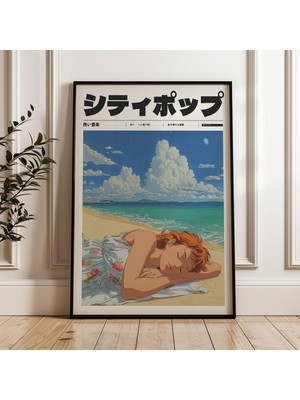 Ninastore Indie Oda Dekorasyonu Retro Anime Duvar Dekoru Estetik 90'lar Vaporwave Baskı Retro Japon Y2K Posteri Vintage Tarzı Manifest Sanatı