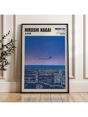 Ninastore Hiroshi Nagai Sanat Baskısı Vaporwave Japon Posteri (Dijital Indirme)