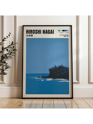Ninastore Hiroshi Nagai Sanat Baskısı Japon Deniz Manzarası Posteri (Dijital Indirme)