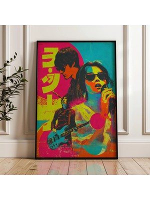Ninastore Japon Rock Grubu Retro Pop Art Dijital Poster Indirme