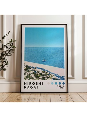 Ninastore Hiroshi Nagai Sanat Baskısı Japon Şehir Pop Posteri Vaporwave Sanatı (Dijital Indirme)