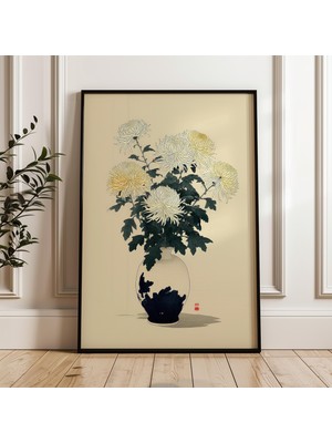 Ninastore Krizantem Buketi Japon Tarzı Dijital Poster Indir