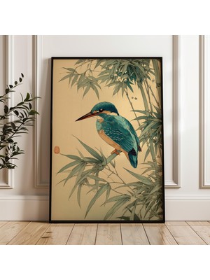 Ninastore Yalıçapkını Kuşu Japon Tarzı Dijital Poster Indir