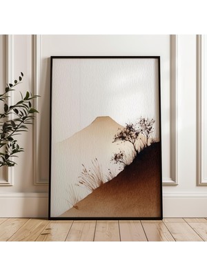 Ninastore Wabisabi Dağ Manzarası Minimalist Japon Tarzı Dijital Poster Indir