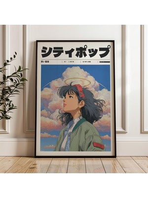 Ninastore Vintage Tarzı Manifest Sanatı Retro Japon Y2K Posteri Retro Anime Duvar Dekoru Indie Oda Dekoru Estetik 90'lar Vaporwave Baskı