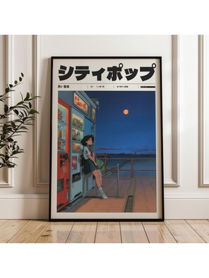 Ninastore Retro Japon Y2K Posteri Estetiği 90'lar Vaporwave Baskı Retro Anime Duvar Dekoru Vintage Tarzı Manifest Sanat Indie Oda Dekoru
