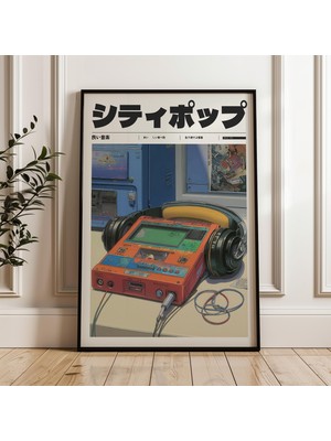 Ninastore Retro Japon Y2K Vaporwave Posteri Indie Oda Dekorasyonu (Dijital Indirme)