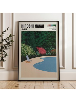 Ninastore Hiroshi Nagai Sanat Baskısı Japon Şehir Pop Posteri (Dijital Indirme)