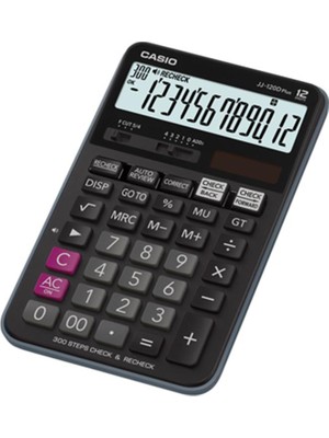 Casio JJ-120D Plus Işlem Kontrollü 12 Hane Masa Üstü Hesap Makinesi