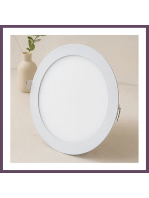 Bezos Yuvarlak LED Slim Panel 18W 1980 Lm Sıva Altı Bhs