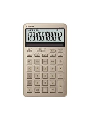 Casio JW-200DQ-GD12 Hane Parlak Altın Masa Üstü Hesap Makinesi