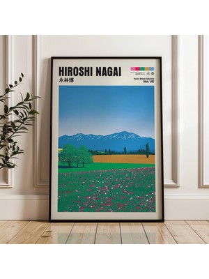 Ninastore Hiroshi Nagai Sanat Baskısı Japon Vaporwave Posteri (Dijital Indirme)