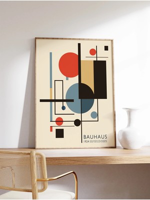 Ninastore Retro Bauhaus Posteri Modernist Duvar Sanatı Geometrik Bauhaus Baskısı Soyut Dekor Grafik Tasarım Posteri Minimalist Sanat Baskısı A1/a2/a3/a4