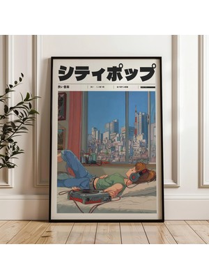 Ninastore Retro Anime Duvar Dekoru, Indie Oda Dekoru, Estetik 90'lar Vaporwave Baskı, Vintage Tarzı Manifest Sanatı, Retro Japon Y2K Posteri