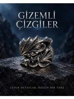 Meyra Accessories Gizemli Tasarım Figürlü Gotich Yüzük Koleksiyonu – Özgün Tasarımlar