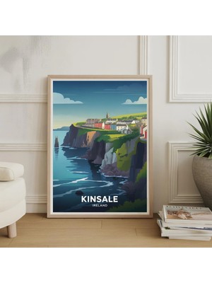 Ninastore Irlanda Seyahat Tutkusu Poster Koleksiyonu - Manzaralı Seyahat Duvar Sanatı Ev Dekorasyon Fikirleri ve Macera Hediyeleri