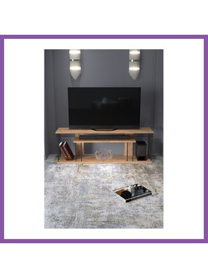 Bezos Gzd Plus Tv Ünitesi Kahverengi Çam Bzoshb