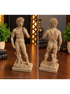 Biblo Erkek Heykeli 33 cm Dekoratif Heykel Modern Obje