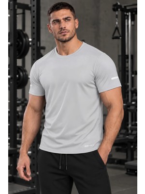 Genius Store Erkek Nem Emici Hızlı Kuruma Atletik Teknik Performans Spor T-Shirt Drıfıt-Kısakol