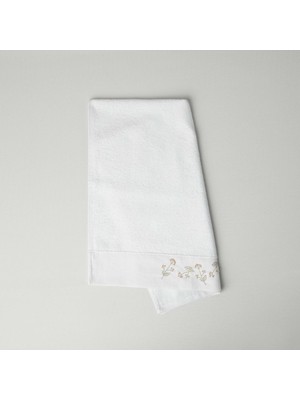 Belirtilmemiş Linens Mirel Bambu 50X85 cm Yüz Havlusu Beyaz