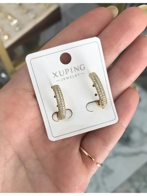 LinAlya Jewelry Tam Tur Model Küpe (Kararmaz)