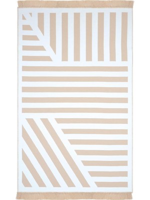 Belirtilmemiş Cool Halı Lovely Kahverengi Kilim Çift Taraflı Makinede Yıkanabilir Mutfak Balkon Kilimi