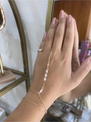 LinAlya Jewelry Taş Detaylı Şahmeran — Metalik