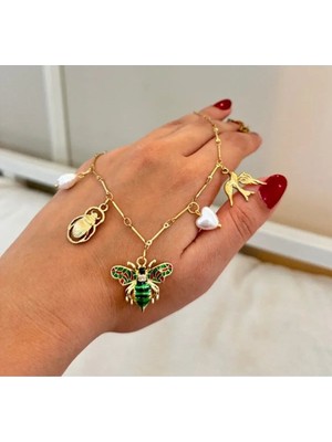 LinAlya Jewelry Arı Model Charm Kolye