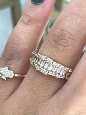 LinAlya Jewelry Taşlı Şık Zarif Yüzük