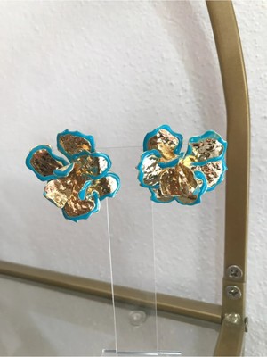 LinAlya Jewelry Çiçek Küpe