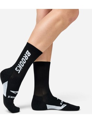 Brooks Ghost Crew Unisex Siyah Çorap 280495006