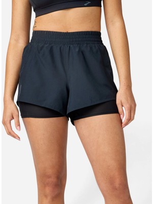 Brooks Dash 2-In-1 Short Kadın Lacivert Şort 221754001