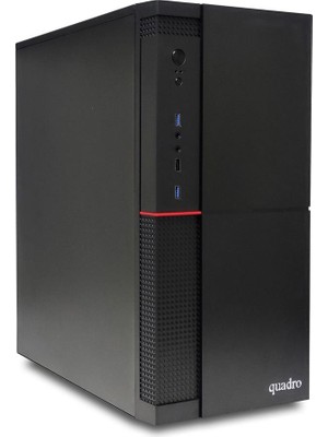 Quadro Solid Dha- 41825 Ci3 4130 3.4ghz 8gb 256GB SSD Onb VGA Freedos Masaüstü Bilgisayar -Dvd Yok-