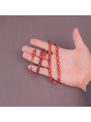 Lapisdo Kum Ağacı Beyzi Kesim 8X12MM Tesbih