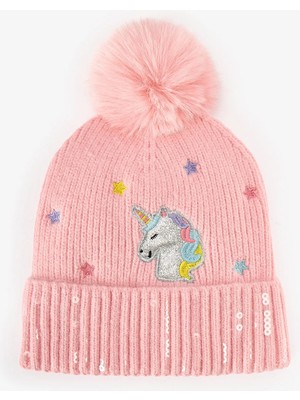 Penti Kız Çocuk Pembe Unicorn Bere