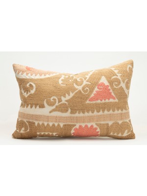 Kilim Wholesale Suzani Kumaştan Yapılmış Kırlent Kılıfı, 40X60 cm