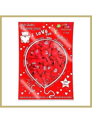 Bezos I Love You Seni Seviyorum Balon Za