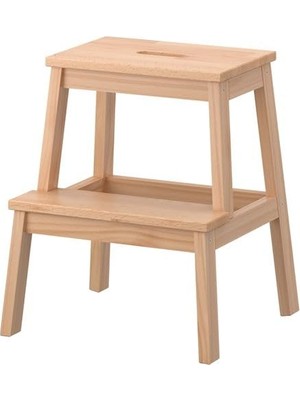 Die Grup Ikea Bekväm Basamaklı Tabure, 50 Cm, (Kayın)