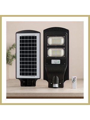Bezos 200W 6500K Sensörlü Güneş Enerjili Sokak Lambası Za