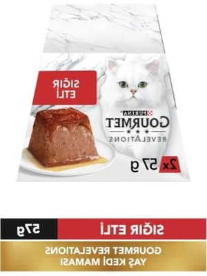 Rafta 114 gr Sığır Etli Kedi Sı, Iki Paketli Pratik Seçenek