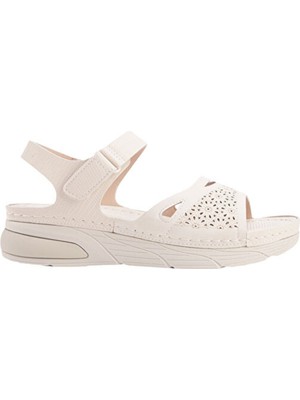 Travel Soft Bej Kadın Comfort Sandalet