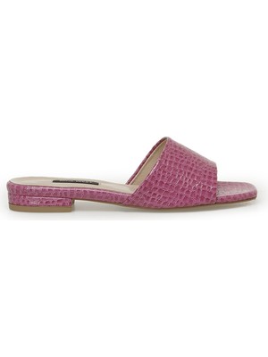 Nine West Mayya Fuşya Kadın Düz Terlik
