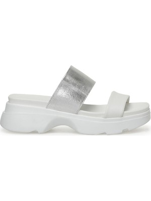 Nine West Gagas Beyaz Kadın Terlik