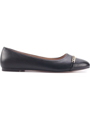 Nine West Luco Siyah Kadın Babet